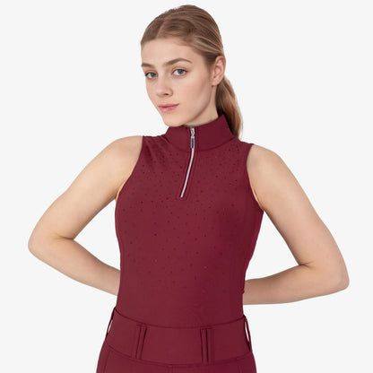 Stella | Women's Crystal-Detail Sleeveless Riding Top