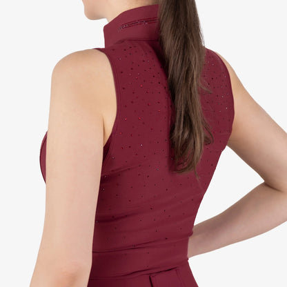 Stella | Women's Crystal-Detail Sleeveless Riding Top