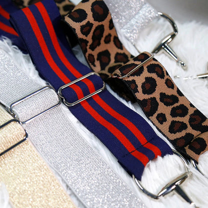 Amber | Leopard-Print Horse-Bit Riding Belt