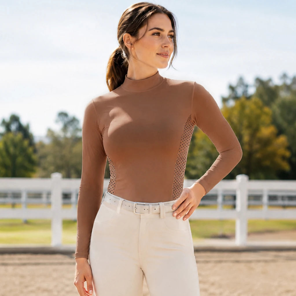 Freya | Women's High-Neck Riding Base Layer